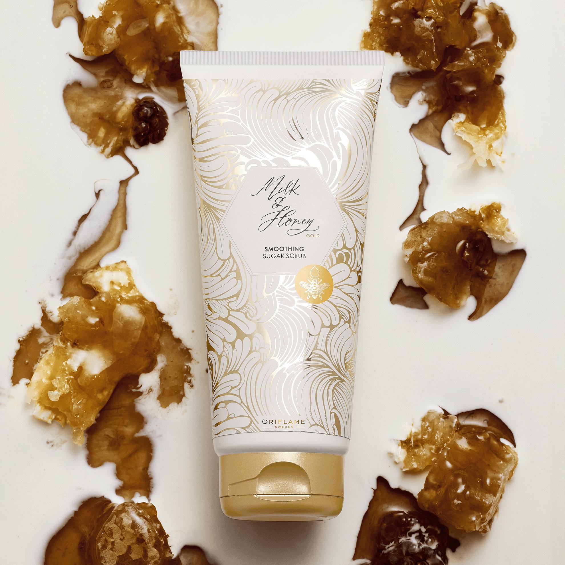Milk and honey sugar scrub